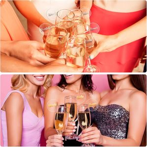 Uống đánh dấu trống Acrylic thẻ gương acrylic đĩa uống Tag cho đám cưới sinh nhật bên Bar rượu nếm bên trang trí - Product Image 6