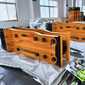 Wholesale New for SB100 Open Top Type Silenced Hydraulic Breaker Hammer 25T 26T 27T Ton Excavator 135mm Chisel Yellow 1 Year - Product Image 1