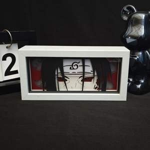 Caja de luz para tallado de papel LED Uchiha <span class=keywords><strong>Itachi</strong></span> ilustraciones en capas con control remoto para jugadores - Product Image 2