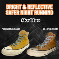 Lacets de rechange pour chaussures de course, baskets fluorescentes, lacets de corde réfléchissants personnalisés de 3M