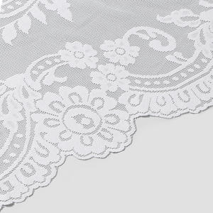 प्रार्थना के लिए ठोस पुष्प त्रिकोण घूंघट चर्च को खोखला स्ल स्पेनिश शैली फीनिश शैली फीकी कढ़ाई त्रिकोण स्कार्फ घूंघट 172*63 सेमी - Product Image 5