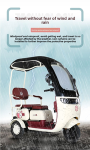 Equipo con Visores Solares y Cubiertas Impermeables para el Transporte de Triciclos Eléctricos para Adultos y Niños - Product Image 5