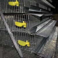 Cage à cailles en plastique à 6 étages à vendre (usine de Guangzhou)