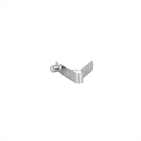 Petits colliers de serrage en métal plat en acier inoxydable en forme de V personnalisés pince bouton pince industrielle à spirale MSS-004