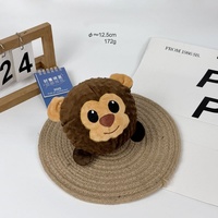 Jouet à mâcher en peluche pour grands chiens, design petit monstre, en stock, balle rebondissante, jouet interactif qui couine pour nettoyer les dents, haute résistance