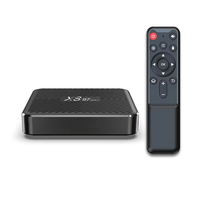 Nouveau boîtier TV Android à prix d'usine avec télécommande vocale POE double bande WiFi HDR 4K routeur Quad Core livraison gratuite