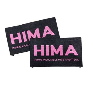 Étiquettes tissées pour col de t-shirt, étiquettes pliées à l'extrémité, étiquettes à coudre sur les vêtements - Product Image 3