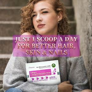 Boisson détox au collagène beauté OEM/ODM, poudre instantanée blanchissante pour la peau, complément vitaminique pour la santé des femmes, pour adultes et enfants - Product Image 2