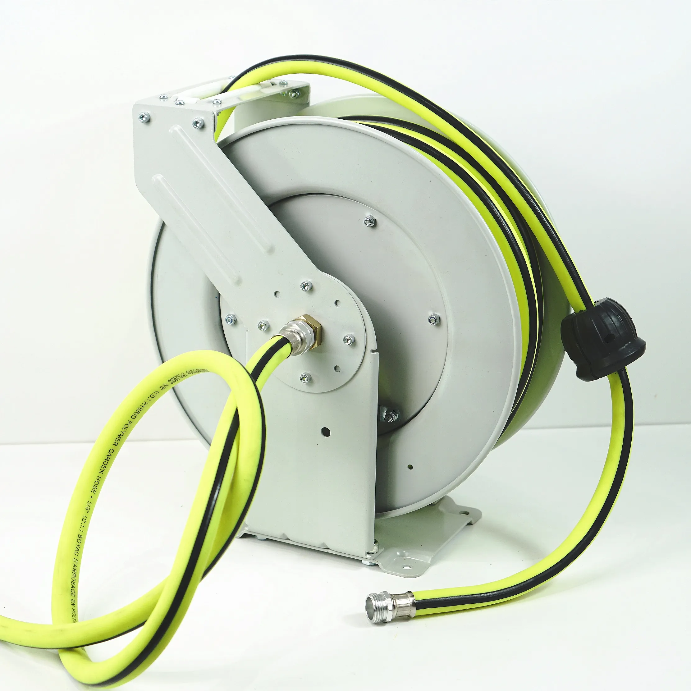 NEW 50 Feet Expandable Retractable Garden Hose Reel Watering Hose Anti Rust Garden Hose Reel Soft Black Yellow Green Red Blue