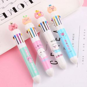Custom Promotion Gift <b>Multicolor</b> Ballpoint <b>Pen</b> 1.0Mm Plastic Cute Design for School/Office Supplies Kids Home Use - Product Image 2