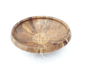 100% Pure Natural Polished Acacia <b>Wooden</b> Eco-Friendly Disposable <b>Fruit</b> Salad Serving <b>Bowl</b> for Party Home Hotel Restaurant Use - Product Image 2
