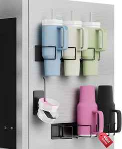 Support magnétique de cuisine pour gobelets Stanley, organisateur de bouteilles d'eau et de couvercles, support de rangement pour bouteilles d'eau pour réfrigérateur Stanley Cup - Product Image 3