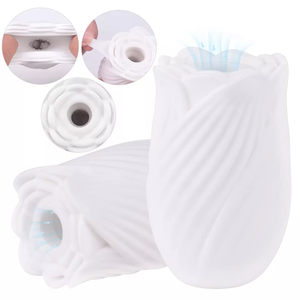 玫瑰男性自慰杯龟头训练柔软逼真的感觉阴道阴道玫瑰玩具男性自慰 - Product Image 1