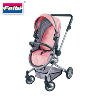 Poussette et landau multifonction 2-en-1 Dollri Starri Instagram Hot avec berceau réglable et poignée – Poussette de luxe pour poupées