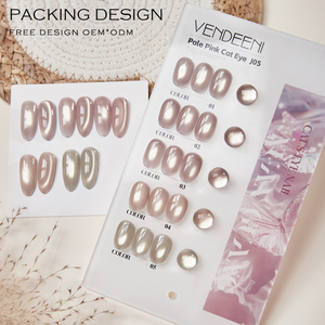 Летний популярный 5-цветный бледно-розовый гель для кошачьего глаза нефритовый проникающий в кошачий глаз лак для ногтей Клей для DIY лак для ногтей Поставщик - Product Image 6