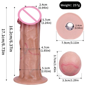 Dildo de 17 Pulgadas con Bomba Manual y Ovipositor para la Masturbación Femenina - Product Image 6