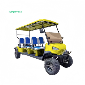 Carrito de Golf Eléctrico de Energía Limpia de Fábrica, Carritos de Golf Personalizados, Vehículo Eléctrico de 6 Plazas para Carreteras No Públicas - Product Image 3