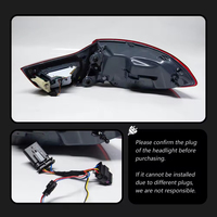 Luces Traseras para BMW Serie 4 F32 M4 F82 LCI, Conjunto de Luces Traseras 2014-2020, Luz de Freno Trasera con Animación Dinámica de Señalización