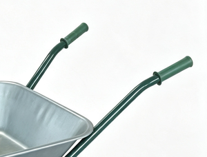 60 L 120 kg Steel Garden Wheelbarrow Hand Cart Utility <b>Trolley</b> for Landscaping 16 in wheel - Product Image 4