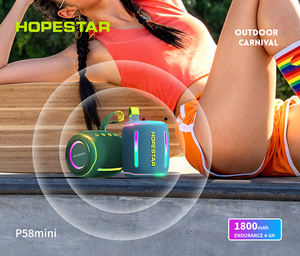HOPESTAR P58 MINI LOGO personnalisé Salut <span class=keywords><strong>Fi</strong></span> son sans fil étanche haut-parleur extérieur moto vélo stéréo Portable Bluetooth haut-parleur - Product Image 6