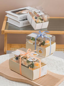 Emballage de biscuits <span class=keywords><strong>d</strong></span>'usine Boîte de papier de chocolat Paquet de papier transparent avec logo personnalisé - Product Image 6