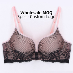 Reggiseno PAERLAN all'ingrosso da donna, comodo e sexy, <span class=keywords><strong>senza</strong></span> <span class=keywords><strong>ferretto</strong></span>, per uso quotidiano, push-up per seni piccoli, in pizzo floreale - Product Image 5