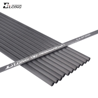 Flèches en carbone pur Elong Archery, personnalisables, DIY, 4,2 mm, 6,2 mm, Spine 300, 600, 1000, en fibre de carbone pour la chasse et le tir