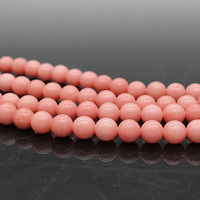 Perles rondes rondes en Jade rouge pour la fabrication de bijoux, Offres Spéciales