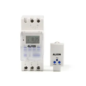 ALION AHD16T 220V-240V Programmable Astronomical Time Switch Digital Time Switch with USB Electrical Timer Switch 220V