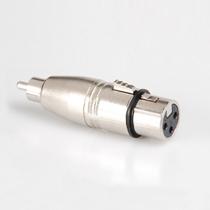 XLR 3 Pole Female to <strong>RCA</strong> Male Cable Adapter Gender Changer <strong>Coupler</strong> - Product Image 1