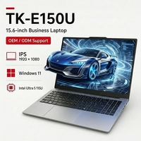 Ordinateur portable professionnel OEM en gros 15,6 pouces Intel Ultra 5 115U 8 cœurs Win11 DDR5 avec SSD en option et clavier rétroéclairé