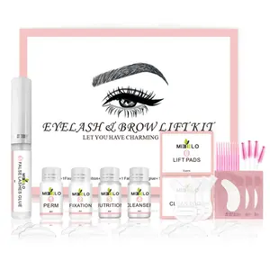 Professionelle Eigenmarke Augenbrauen Wimpern dauerhafter Dauerwellen-Kit Lösung Set Zubehör hochwertiges aktualisiertes Wimpern-Brow-Lifting-Kit