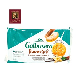 Galleta de Cacao BuoniCosi con Crema de Vainilla 160g, Pastelería Galbusera, Auténticas Galletas Italianas Horneadas Suaves, Selección de Alimentos GVerdi - Product Image 1