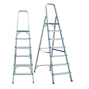 מקומי סולם 2-9 צעדים עם למעלה כלי מגש, בטיחות סולם צעד עגלה - Product Image 3