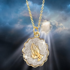 मिश्र धातु वास्तविक कृत्रिम हीरे की धूल पेंडेंट - Product Image 3