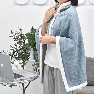 Mới Đến 100% Polyester Tùy Chỉnh Đa-Chức Năng Siêu Mềm Văn Phòng Cape Khăn Choàng Chăn Cho Cô Gái - Product Image 1