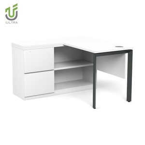 Set Scrivania Direzionale IULTRA per Segretari, 2 Scrivanie con Spazio di Archiviazione, Arredamento Ufficio Moderno e Lussuoso, Facile Montaggio ed Ecologico - Product Image 5