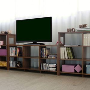 Estante de Almacenamiento Moderno con Paneles de Madera para Dormitorio - Diseño Elegante para Completar tu Espacio Personal - Product Image 4