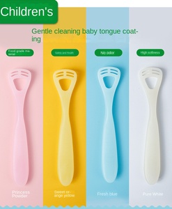 <span class=keywords><strong>Limpiador</strong></span> <span class=keywords><strong>de</strong></span> <span class=keywords><strong>Lengua</strong></span> <span class=keywords><strong>de</strong></span> Doble Cara <span class=keywords><strong>de</strong></span> Silicona y Plástico Seguro para Niños, Colores Personalizables, Antideslizante, Suave para la Boca - Product Image 2