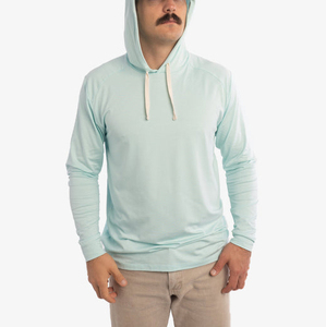 Venta al por mayor Hombres UPF 50 + Pesca Pullover Golf Workout Running Hoodie Half Zip Sudadera 1/4 Quarter Zip Sport Hoodie - Product Image 6