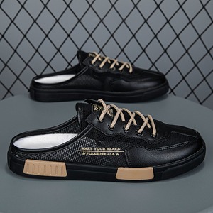 Summer style breathable mesh upper slip-on ankle <b>boot</b> for boys suitable for casual outerwear Teenage boys' casual shoes - Product Image 3