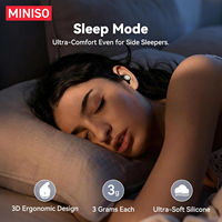 MINISO MS108 AI BT6.0 Earphone Nirkabel Dual-Headset TWS Mikrofon Peredam Kebisingan Earplug Headphone Portabel Latensi Rendah