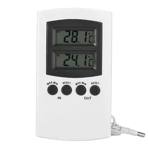 Controllo del clima di coltura idroponica sonda max min coltivazione Indoor Garden outdoor sonda del tester di umidità igrometro termometro digitale