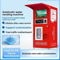 Distributeur d'eau potable pour usage extérieur, 1 an de garantie, prend en charge trois formes de paiement courantes, capacité de 125 L/heure, 220 V, pour les PME de vente au détail locales