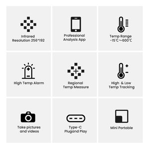 Mileseey 휴대 전화 열 카메라 미니 모듈 안드로이드 열 카메라 - Product Image 4