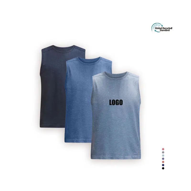 Kaus lari Arabella 2024 Logo kustom kaus Gym angkat beban cepat kering untuk pria