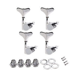 Afinadores de guitarra cromados, 2R2L, 4R, 4L, cabeza de máquina, clavija de ajuste de bajos eléctricos - Product Image 4