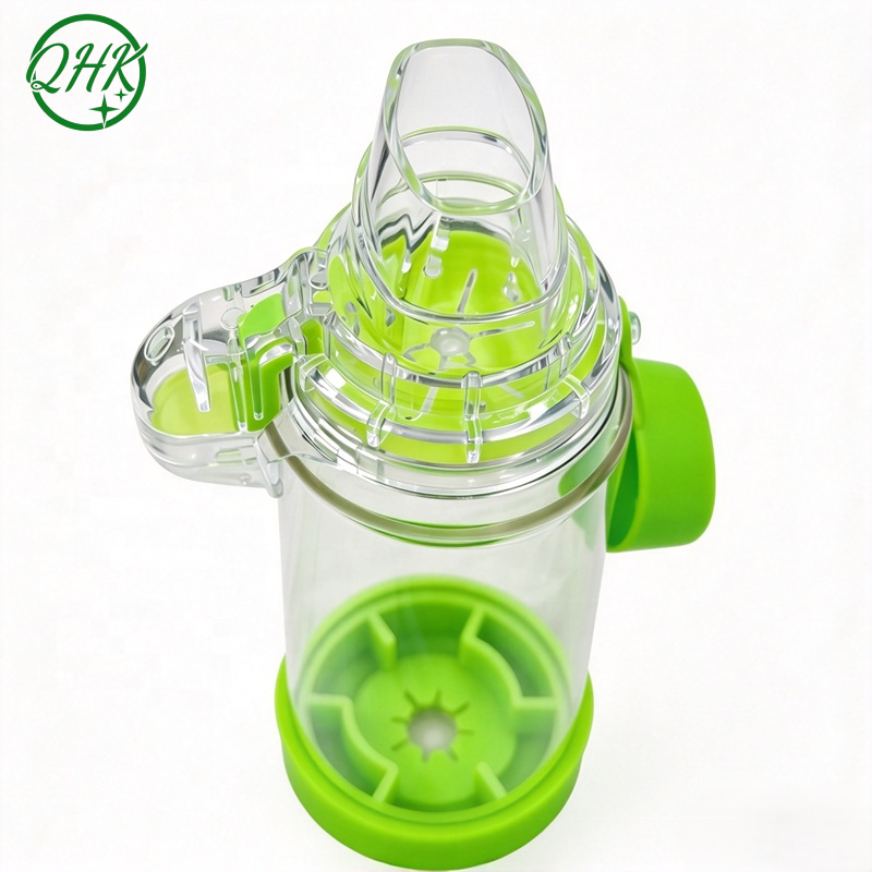 Coloured Inhalers 175mL Green Inhaler Spacer With Universal Adaptors for Most MDIs ...