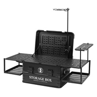 Ensemble de boîte à café portable en alliage d'aluminium IGT pour le camping, léger, modulaire, accessoires combinés, toutes saisons