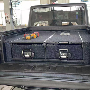 Jee P Đấu sĩ kích thước đầy đủ ngăn kéo Hệ thống 4x4 offroad nhiệm vụ nặng nề có thể khóa đôi hàng hóa lưu trữ hộp công cụ ngăn kéo với tủ lạnh thanh trượt - Product Image 1